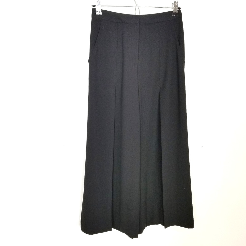 T Alexander Wang Women Wide Leg Pants Sz 2 Black‎ Crop Preppy Party Event Dress